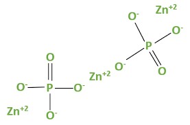 فرمول شیمیایی فسفاته روی 